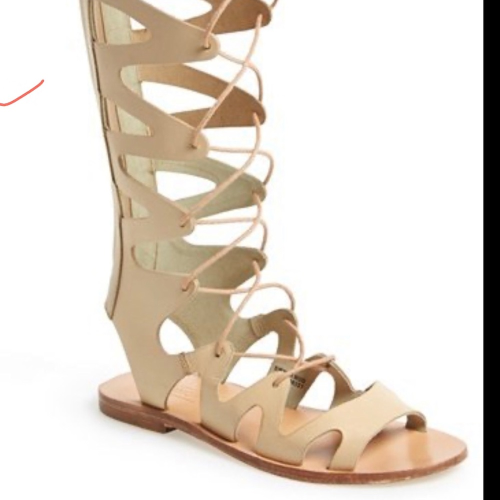 Top shop leather gladiator sandals